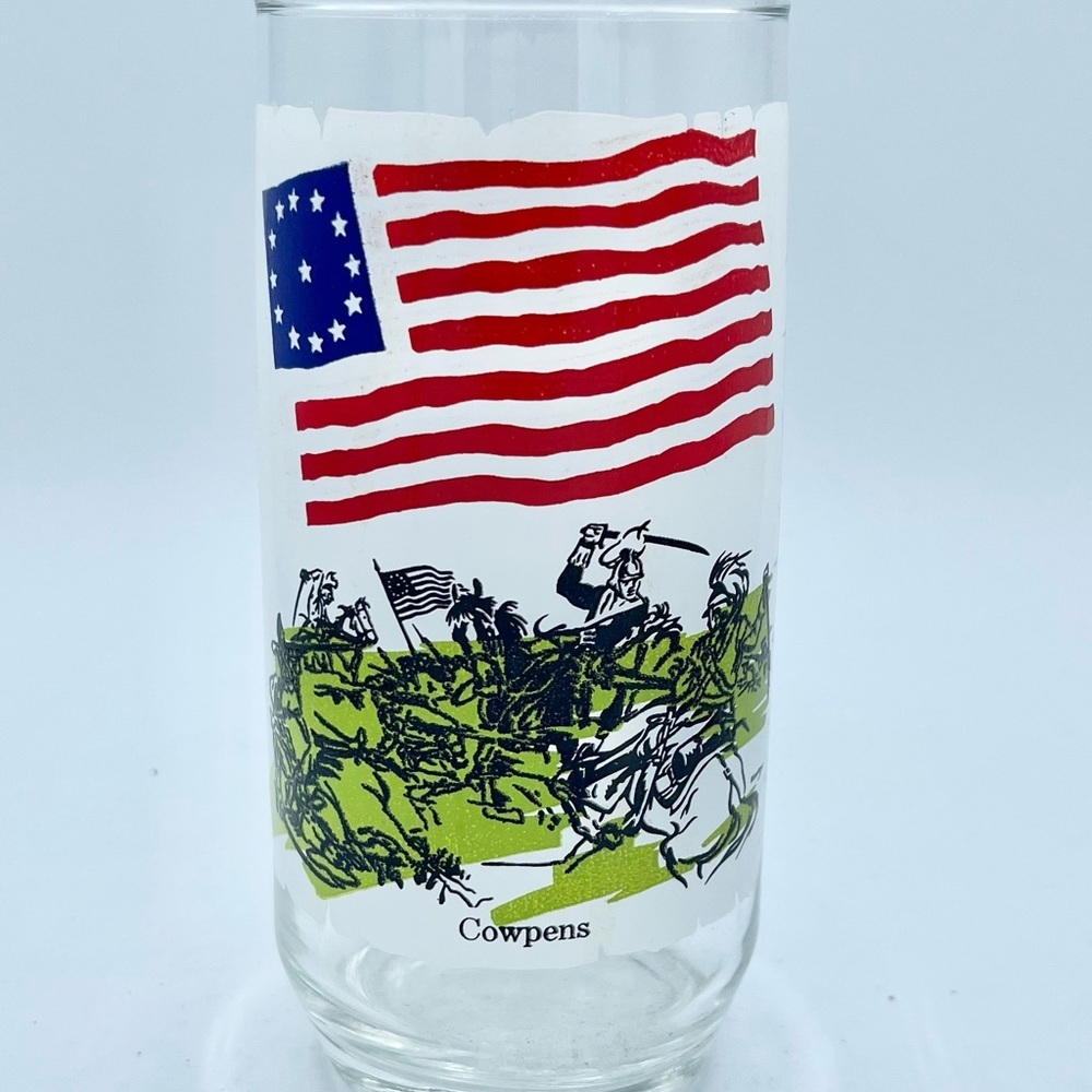 RARE Coca-Cola Heritage‎ Collector Series Glass 1976 Cowpens EUC
